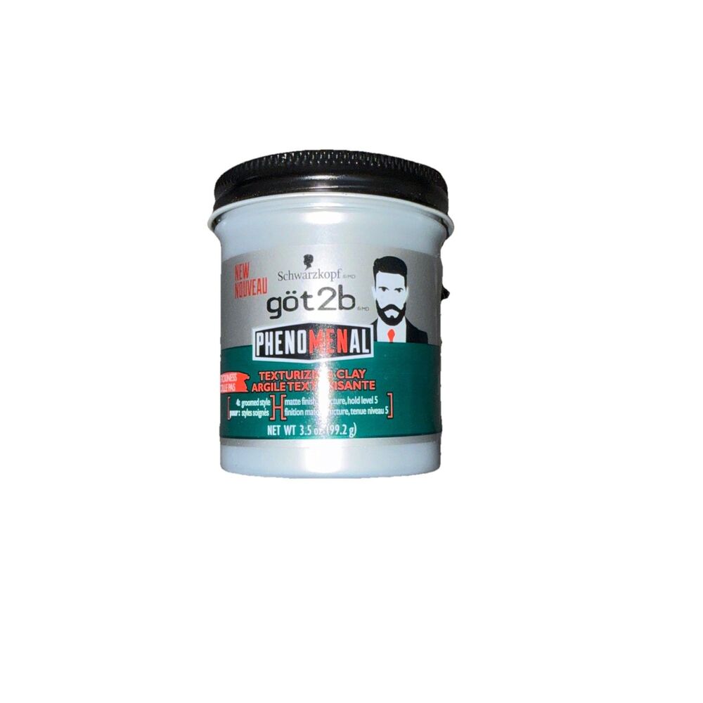 Got2B Phenomenal Texturizing Clay 3.5oz No Stickiness Groomed Style Hold Level 5
